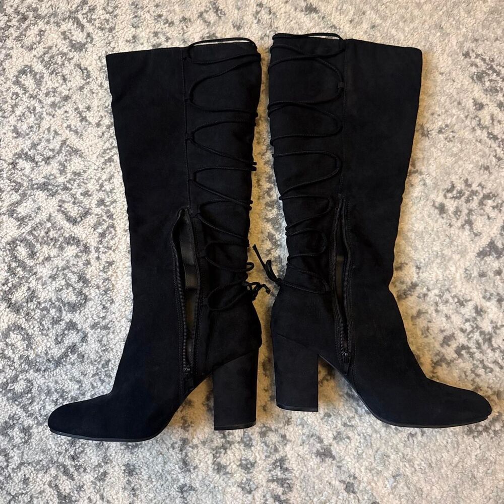 Size 10 So-clothing Women's Black Boots - Picture 2 of 7